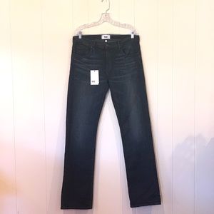 PAIGE NWT Doheny Straight Leg Denim Jeans Size 32